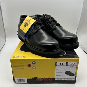 Herman Survivors Shoes Mens Size‎ 11 Hefty Black Leather Work Shoes Goodyear